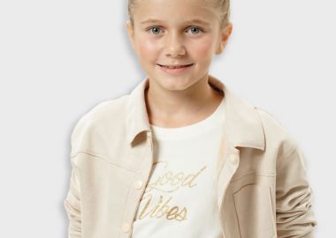 Λεπτό μπουφάν αλκαντάρα για κορίτσι | ΑΜΜΟΣ - Energiers - 